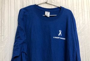 Jerzees Blue Long Sleeve T Shirt