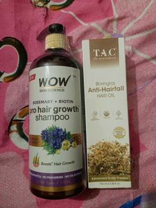 Pack Of 3, Shampoo , Hair Oil , Vitamin C Serum