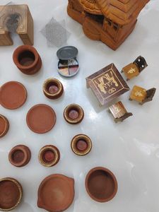 Miniature Clay Kitchen Set