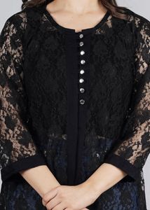 Elegant Black Lace Dress