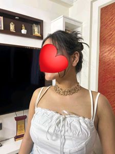Gold colored Square shaped necklace