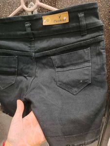 Denim black Shorts