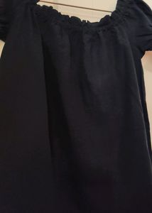 Vera moda Off-shoulder Navy Blue Top
