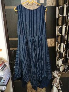 frocks in blue white colour