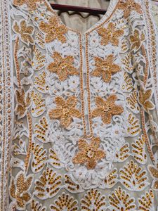 Embroidered Kurta And Dupatta (Women&#39;s)