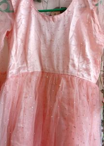 Pink Dress with Sleeves