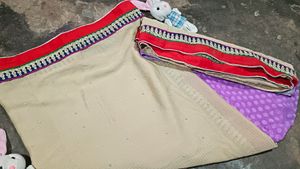 Heavy Border Party Saree