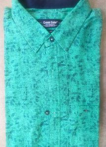 Cross Color Green Shirt
