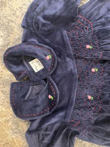 Velour Dress &amp; Leggings Set Size 20