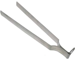 2 Steel Strainer , Chimta ,Steel Chani