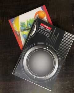Geometry Box &amp; Spiral Notebook and Drawing books