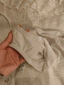 Korean Coquette Blue Lace Bra And Underwear Set