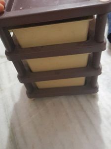 Shrigana 3 Layer Multipurpose Drawer Organizer Desk Chests Box Drawer Unit Organizer Small Size ND Very Preety