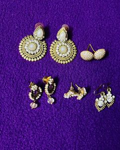 Combo Of 5 Earrings Set 2