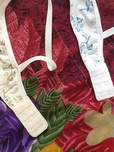 Floral Print Bras - Set of Two