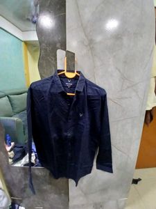 Allen Solly Navy Blue Casual Shirt