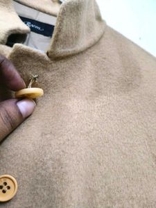 Single Breasted Sturdy Beige Peacoat