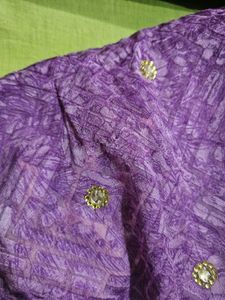 Elegant Purple Saree