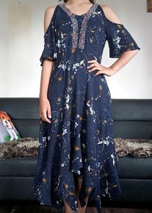 Off Shoulder Floral Dress