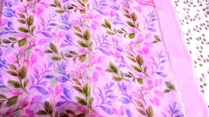 Floral Print Saree