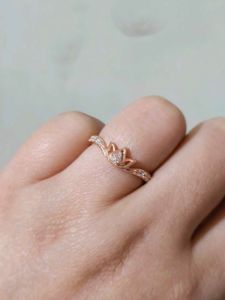 Delicate Kamal Floral Ring