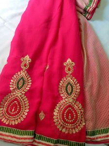 Embroidery Design Saree🔥