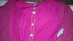 Elegant Pink Ethnic Skirt