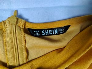 Mustard Bodycon Dress