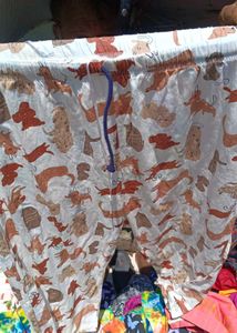 Blue Casual Leggings