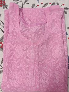 Chikenkari Georgette Kurta