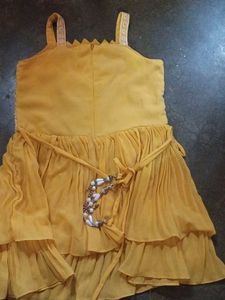 Yellow Embroidered Kurta