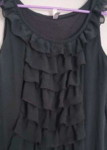 Coquette Black Dress