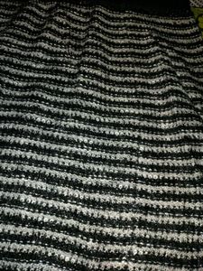 Striped Knit Fabric Piece