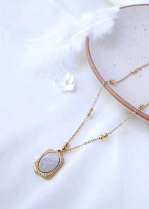 vintage Rose Mirror Necklace
