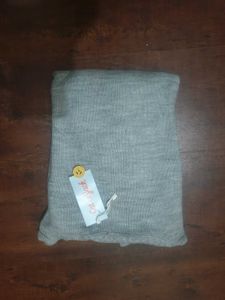 Stylish Grey Knit Sweater