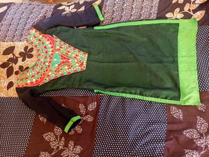 Green Kurtis For Mahendi Function