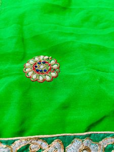 Velvet Border Saree
