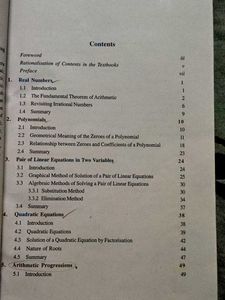 Mathematics NCERT Textbook For Class 10th (X)