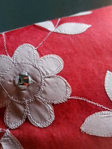 Bengal Handloom Applic Work Jamdani Saree