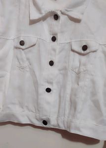 White Crop Jacket For Girl Or Women