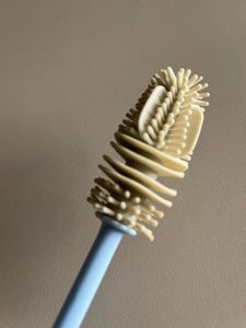 Silicone Bottle Cleaner, Chrome Plated Garlic Pres