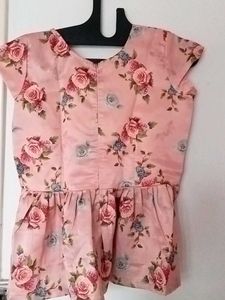 Pink Floral Top