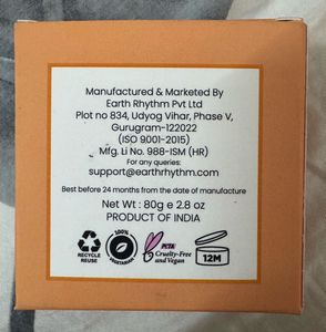 Earth Rhythm Shampoo Bar - Scalp Exfoliation.