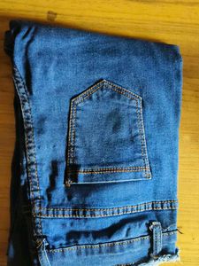 Blue Denim Shorts