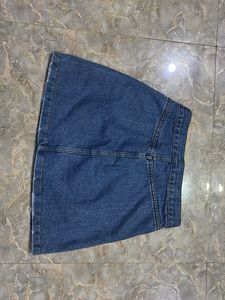 Denim Mini Skirt