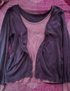 Layered Look long sleeve top