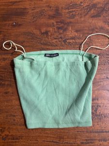 Zara Green Tank Top