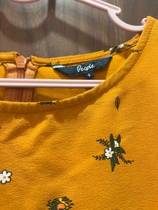 People Mustard Dress