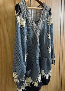 Floral Print Long Sleeve Dress- Size M