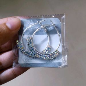 Sparkling Hoop Earrings